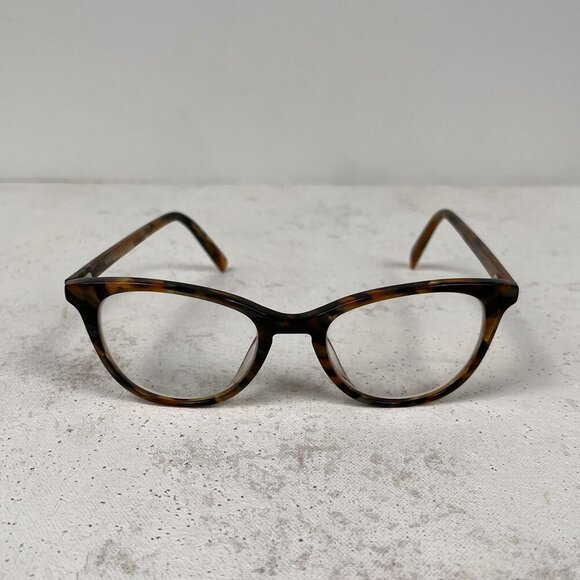 Warby Parker Madeleine M Cat Eye Tortoise Glasses 50-19-140 FRAMES ONLY - Picture 1 of 7